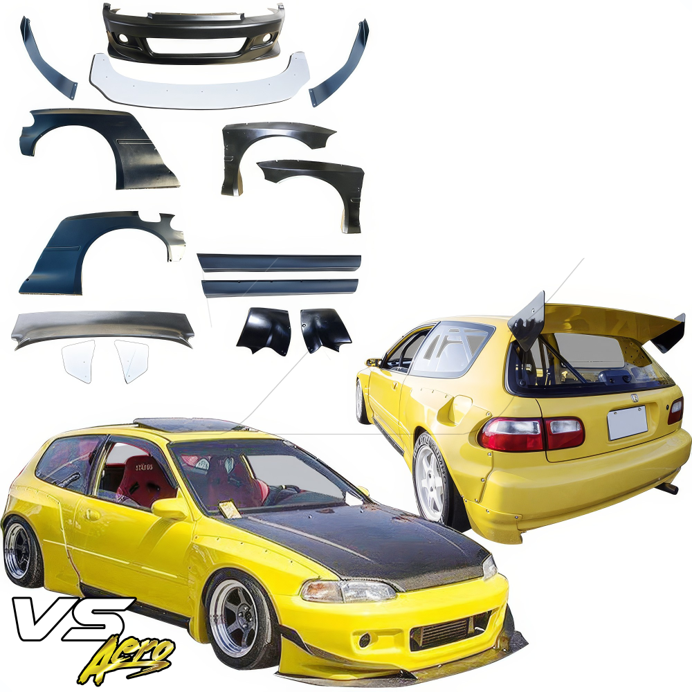 All kind of Exterior/Wings for Honda Civic 1992 - 