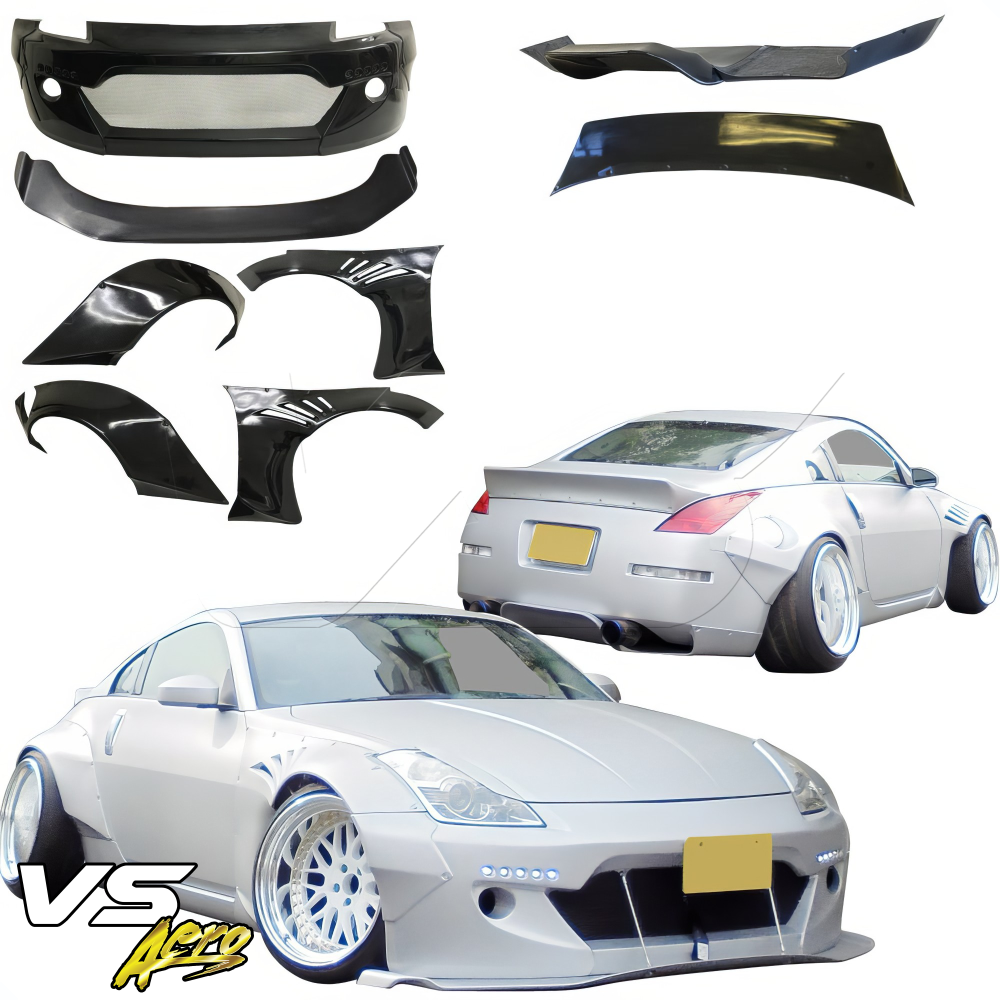 All kind of Exterior/Complete Body Kits for Nissan 350Z 2003 -