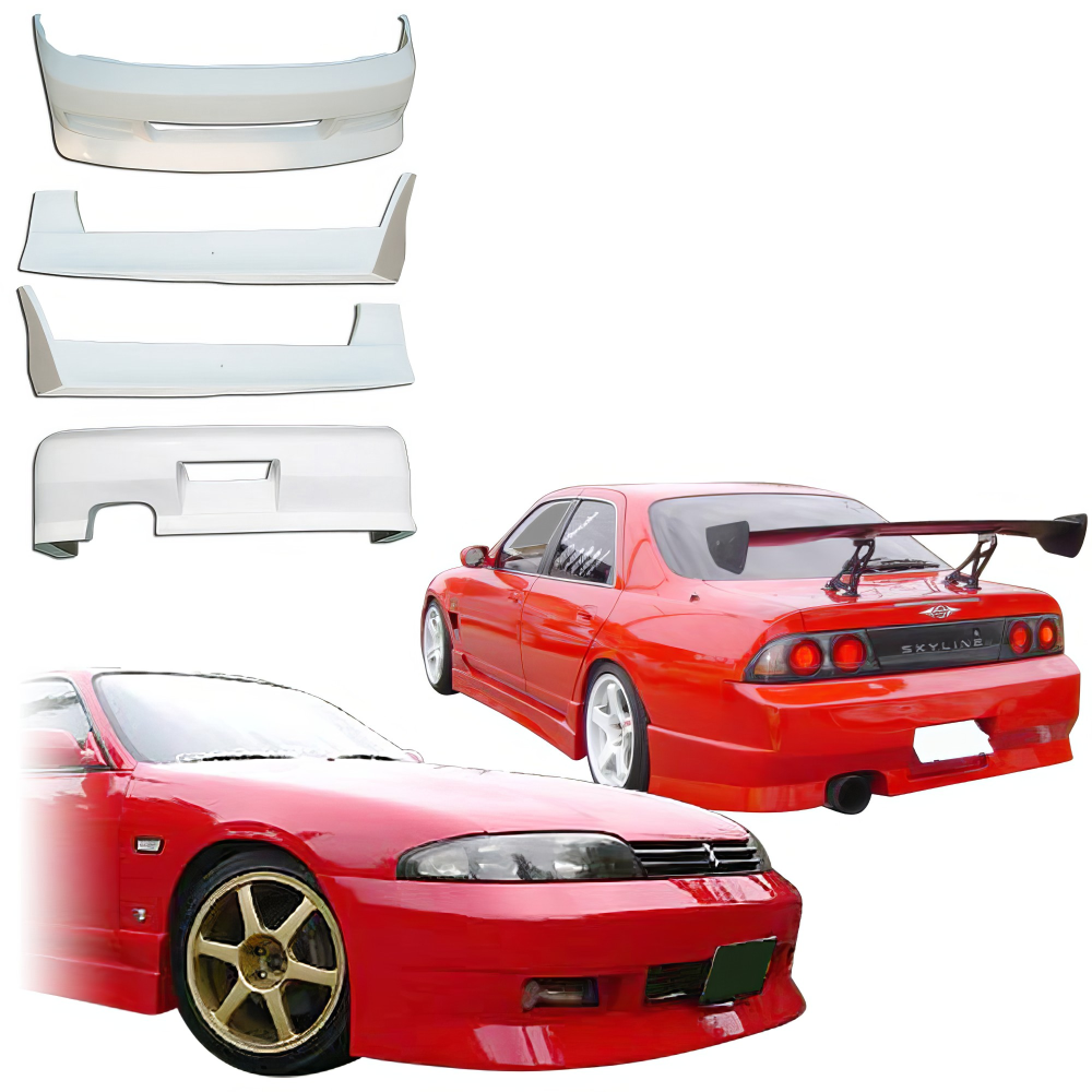 All kind of Exterior/Complete Body Kits for Nissan Skyline R33 GTS 1995 - 