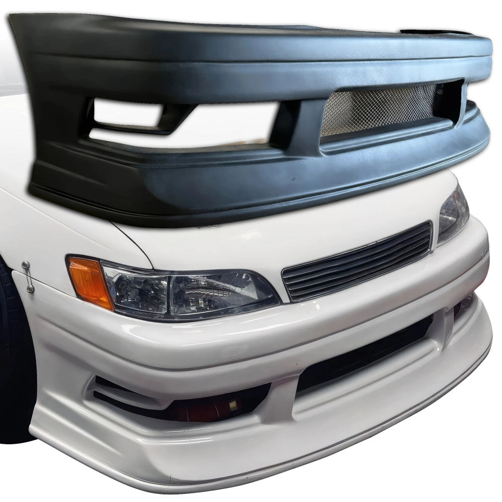 シュレッド  BUMPER WHITEOUT BUMPER WHITEOUT 96-02 4Runner Open Wing Hybrid Front Bumper - DIY KIT – Yota