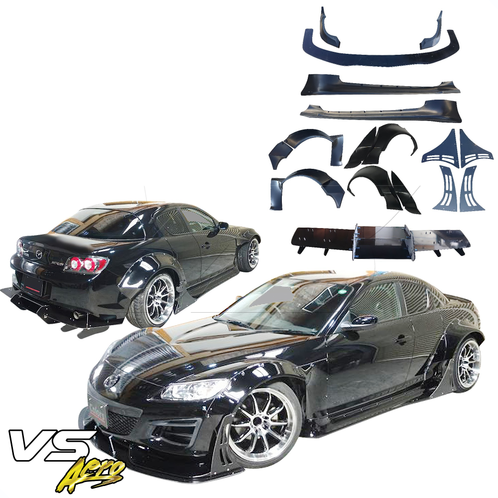 All kind of Exterior/Complete Body Kits for Mazda RX-8 2009 - 