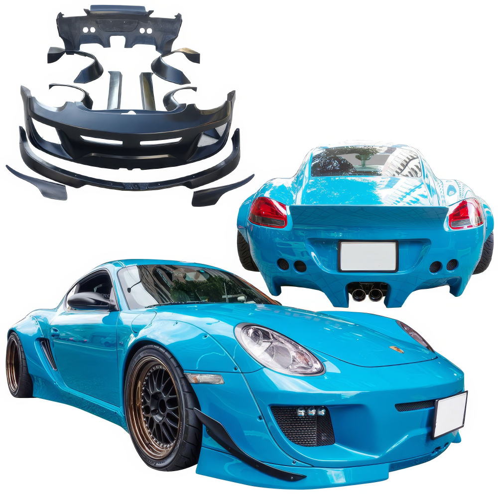 All kind of Exterior/Complete Body Kits for Porsche Cayman 2006 - 