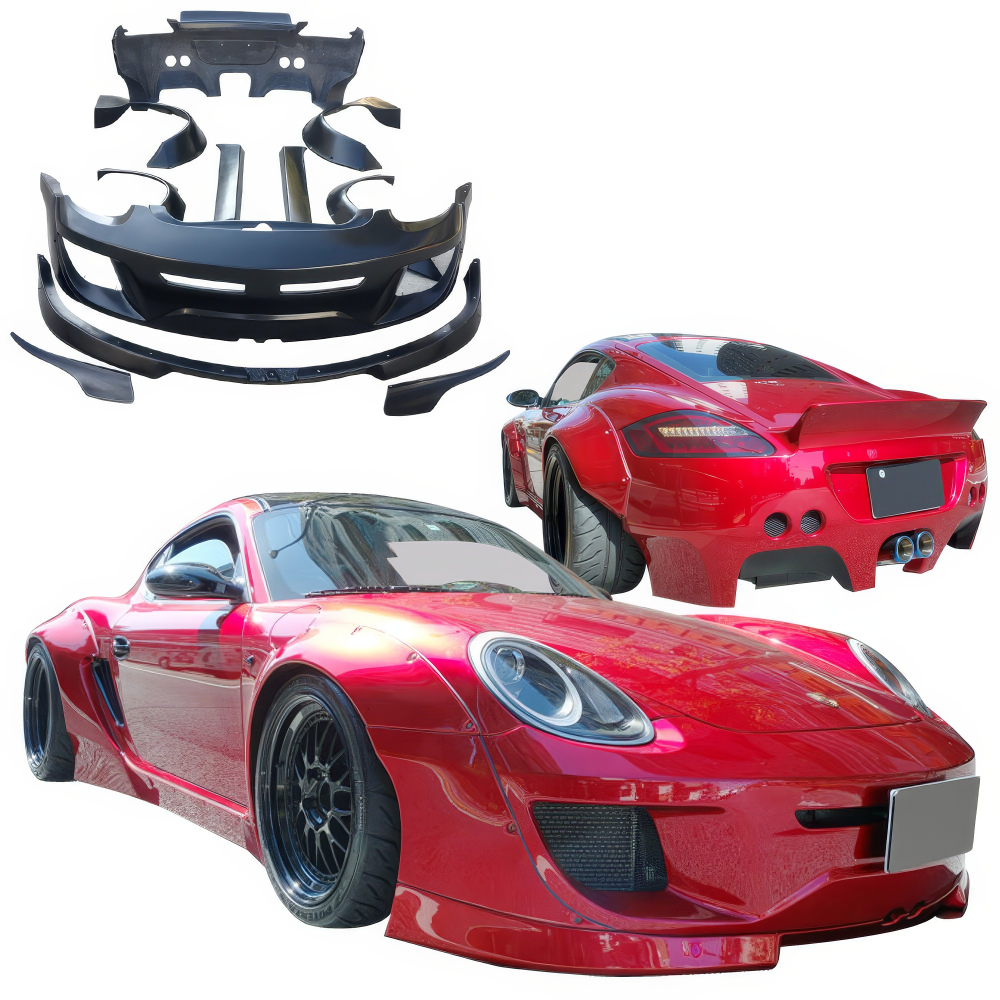 All kind of Exterior/Complete Body Kits for Porsche Cayman 2006 - 