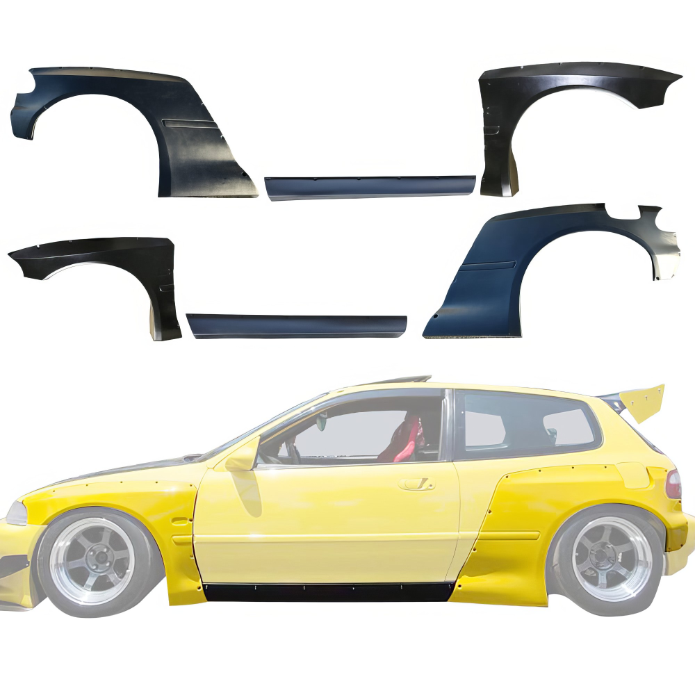 All kind of Exterior/Fenders for Honda Civic 1992 - 