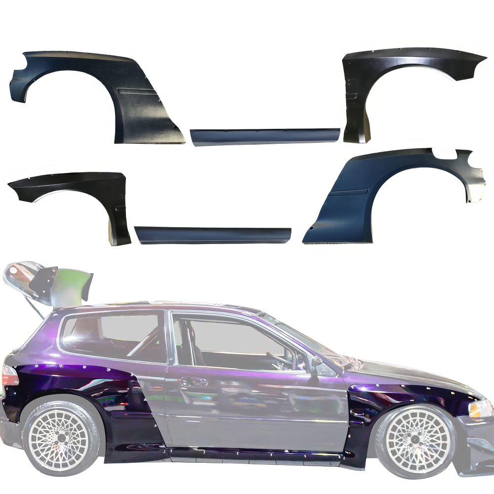 All kind of Exterior/Fenders for Honda Civic 1992 - 