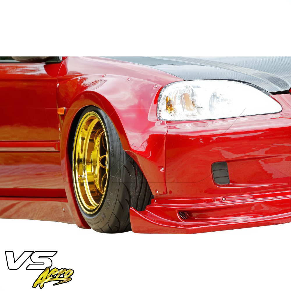 All kind of Exterior/Front Bumpers or Lips for Honda Civic 1999 - 