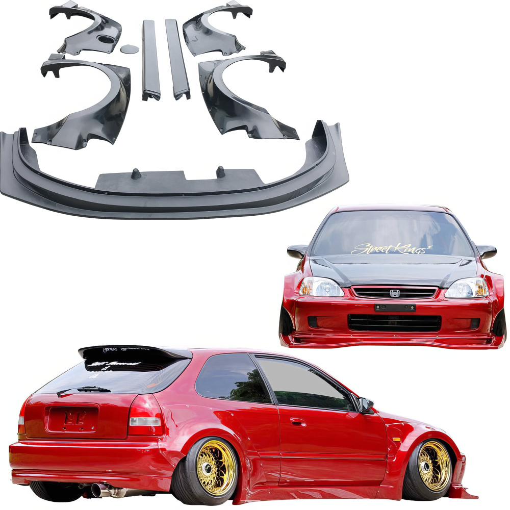 All kind of Exterior/Complete Body Kits for Honda Civic 1999 - 