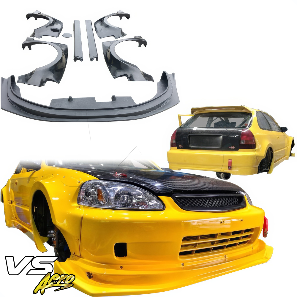 All kind of Exterior/Complete Body Kits for Honda Civic 1999 - 