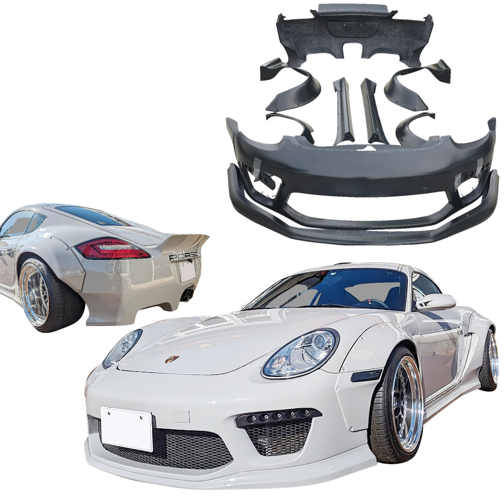 All kind of Exterior/Complete Body Kits for Porsche Cayman 2006 - 