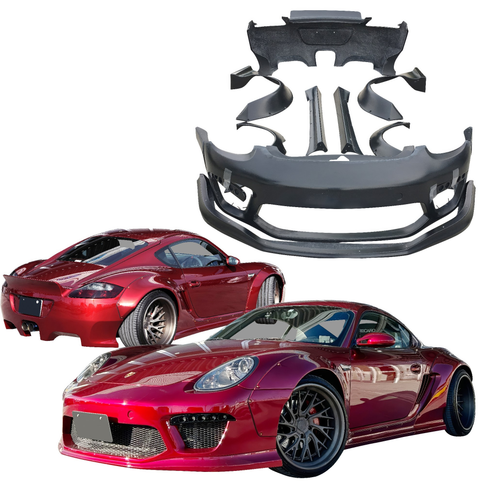 All kind of Exterior/Complete Body Kits for Porsche Cayman 2006 - 