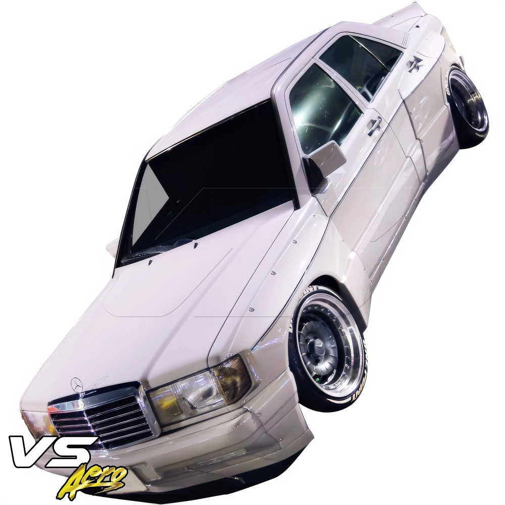 MB-190E-20-スポーツライン前後バンパー販売 For Mercedes-Benz 190E 90-93 Front Bumper Cover Evo 2 Style