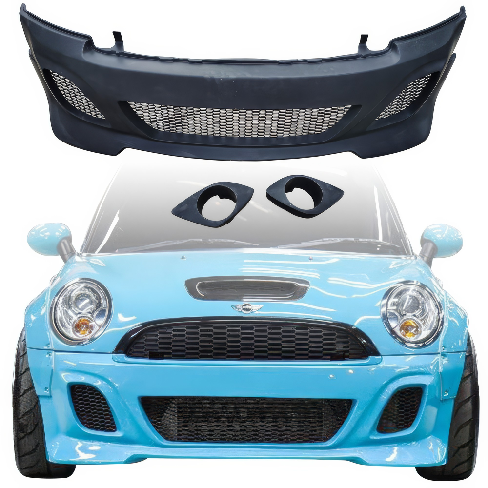 All kind of Exterior/Front Bumpers or Lips for Mini Cooper 2007 - 