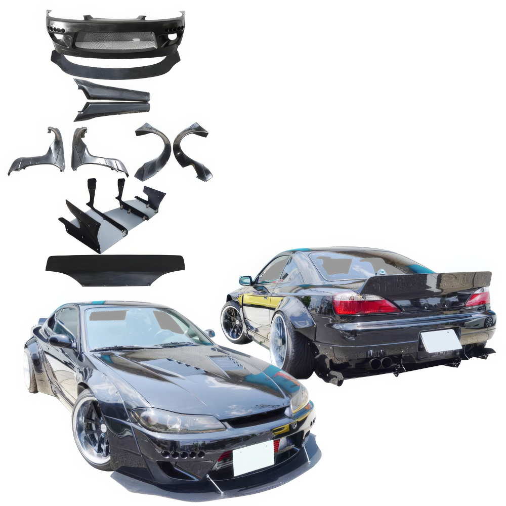 All kind of Exterior/Complete Body Kits for Nissan Silvia 1999 - 