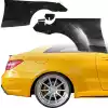 ModeloDrive FRP PDES Wide Body Fenders (rear) w Gas Cap > Mercedes-Benz E-Class C207 2010-2013 > 2dr Coupe - Image 1