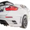 ModeloDrive FRP LUMM Rear Bumper w Diffuser > BMW X6 2008-2014 > 5dr - Image 4