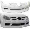 ModeloDrive FRP BLK Series Wide Body Front Bumper > Mercedes-Benz SLK (R171) 2005-2011 - Image 1