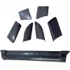 ModeloDrive Carbon Fiber TART Accessories Rear Fins Diffuser > Porsche 911 (996) 1999-2004 - Image 1