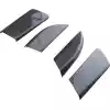 ModeloDrive Carbon Fiber TART Accessories Rear Fins Diffuser > Porsche 911 (996) 1999-2004 - Image 4