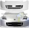 ModeloDrive FRP NISM V2 Front Bumper w Duct 2pc > Nissan 350Z Z33 2003-2008 - Image 1