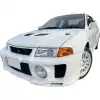 ModeloDrive FRP EVO5 Wide Body Front Bumper > Mitsubishi Evolution EVO5 EVO6 1998-2001 - Image 3