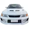 ModeloDrive FRP EVO5 Wide Body Front Bumper > Mitsubishi Evolution EVO5 EVO6 1998-2001 - Image 4