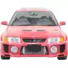 ModeloDrive FRP EVO5 Wide Body Front Bumper > Mitsubishi Evolution EVO5 EVO6 1998-2001 - Image 7