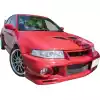 ModeloDrive FRP EVO6 Wide Body Front Bumper > Mitsubishi Evolution EVO5 EVO6 1998-2001 - Image 7