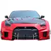 ModeloDrive FRP LBPE SE Wide Body Front Splitter > Nissan GT-R GTR R35 2009-2016 - Image 4