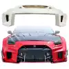 ModeloDrive FRP LBPE SE Wide Body Front Bumper w Canards > Nissan GT-R GTR R35 2009-2016 - Image 9