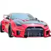 ModeloDrive FRP LBPE SE Wide Body Front Bumper w Canards > Nissan GT-R GTR R35 2009-2016 - Image 18