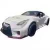 ModeloDrive FRP LBPE SE Wide Body Fenders (front) > Nissan GT-R GTR R35 2009-2016 - Image 4