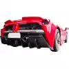 ModeloDrive Partial Carbon Fiber MDES Rear Bumper w Diffuser > Ferrari 488 GTB F142M 2016-2019 - Image 2