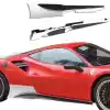 ModeloDrive Partial Carbon Fiber MDES Side Skirts > Ferrari 488 GTB F142M 2016-2019 - Image 11