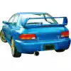 VSaero FRP MAT 22B Wide Body Fenders 5pc (rear) for Subaru Impreza GC8 1993-2001 > 4dr Sedan - Image 4