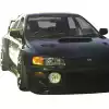 VSaero FRP MAT 22B Wide Body Fenders 5pc (rear) for Subaru Impreza GC8 1993-2001 > 4dr Sedan - Image 9