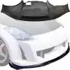 VSaero FRP AMU Front Bumper Diffuser for Nissan 350Z Z33 2003-2008 - Image 1