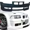 VSaero FRP RIEG DTM Wide Body Front Bumper for BMW 3-Series 325i 328i E36 1992-1998 > 2dr Coupe - Image 1