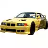 VSaero FRP RIEG DTM Wide Body Front Bumper for BMW 3-Series 325i 328i E36 1992-1998 > 2dr Coupe - Image 11