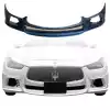 VSaero FRP WAL Front Lip Valance for Maserati Ghibli 2013-2017 - Image 1