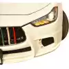 VSaero FRP WAL Front Lip Valance for Maserati Ghibli 2013-2017 - Image 18