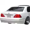 VSaero FRP JD Rear Bumper for Lexus LS430 UCF30 2001-2003 - Image 2