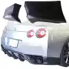 VSaero FRP CWE Rear Add-ons 2pc for Nissan GT-R GTR R35 2009-2012 - Image 4