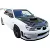 VSaero FRP WRC Front Bumper 3pc for Subaru Impreza WRX 2006-2007 > 4/5dr - Image 2