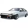 VSaero FRP ORI Wide Body Fenders (front) 20mm for Toyota Corolla AE86 1984-1987 > 2/3dr - Image 7