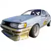 VSaero FRP ORI Wide Body Fender Flares (rear) 35mm for Toyota Corolla AE86 1984-1987 > 2/3dr - Image 3