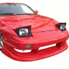 VSaero FRP WOR9 Front Bumper for Nissan 240SX 1989-1994 > 2/3dr - Image 11