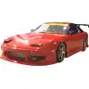 VSaero FRP WOR9 Front Bumper for Nissan 240SX 1989-1994 > 2/3dr - Image 16