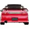 VSaero FRP WOR9 Rear Bumper for Nissan 240SX 1989-1994 > 3dr Hatch - Image 11