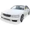 VSaero FRP BSPO Front Bumper for Nissan Laurel C35 1998-2002 - Image 2