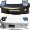 VSaero FRP RAME FC2000 Front Bumper w Lenses for Mazda RX-7 FC3S 1986-1992 - Image 1